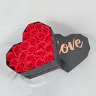 Hug ведро и принтом в виде сердечек, Бумага коробка + мыло станет лучшим другом вашему ребенку! Комплект свежий цветок подарочная коробка вечерние Свадебная подарочная коробка для хранения товары для флористики