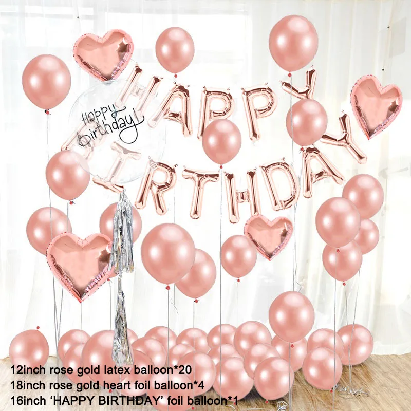 25pcs 37 шт. 1st 1 2 3 4 5 6 7 8 9 10 18 21st 30 40 50 лет с днем рождения Количество воздушных шаров комплект вечерние аксессуары для взрослых и детей, для мальчиков и девочек - Цвет: 25pcs