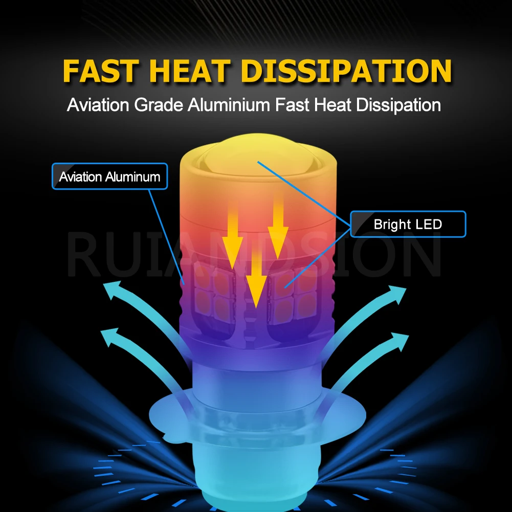 Рисунок 6 - Лампа светодиодная для мотоциклетных фар H6M P15D