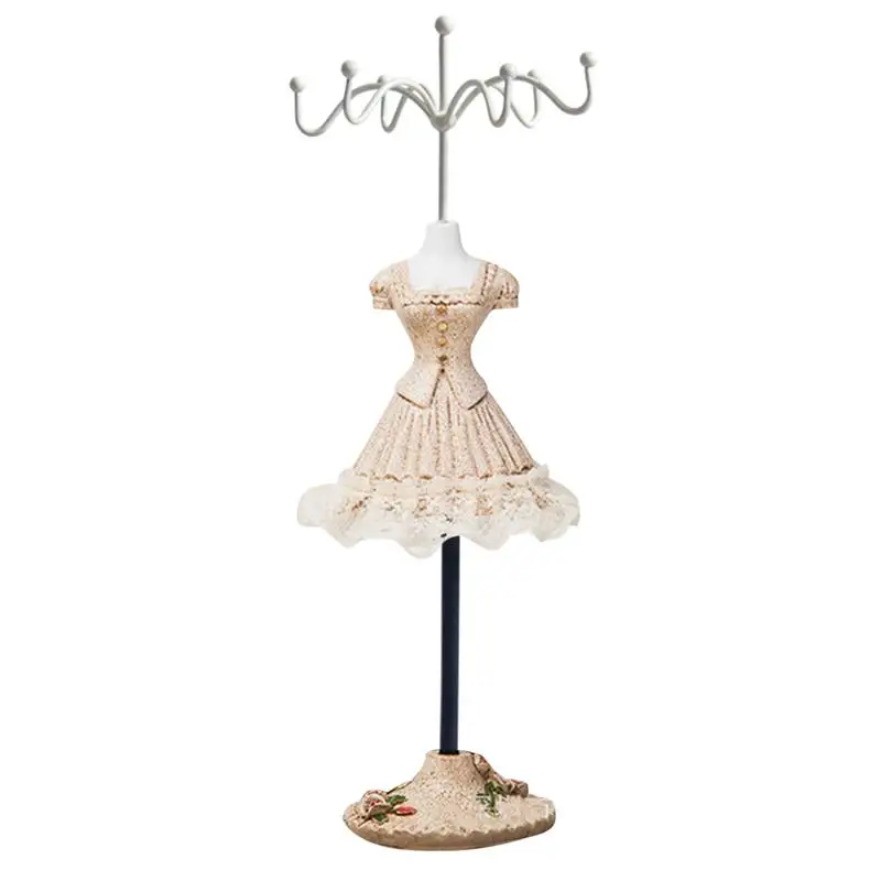 5 Fashion Jewelry Display Rack Rotatable Elegant Jewelry Stand Mannequin Jewelry Holder Necklace Bracelet Anklet Display Storage - Цвет: 5