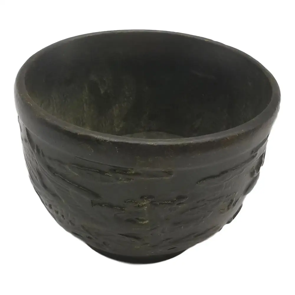 

LaoJunLu Red Shuangfeng Bowl Imitation antique bronze masterpiece collection of solitary Chinese traditional style jewelry