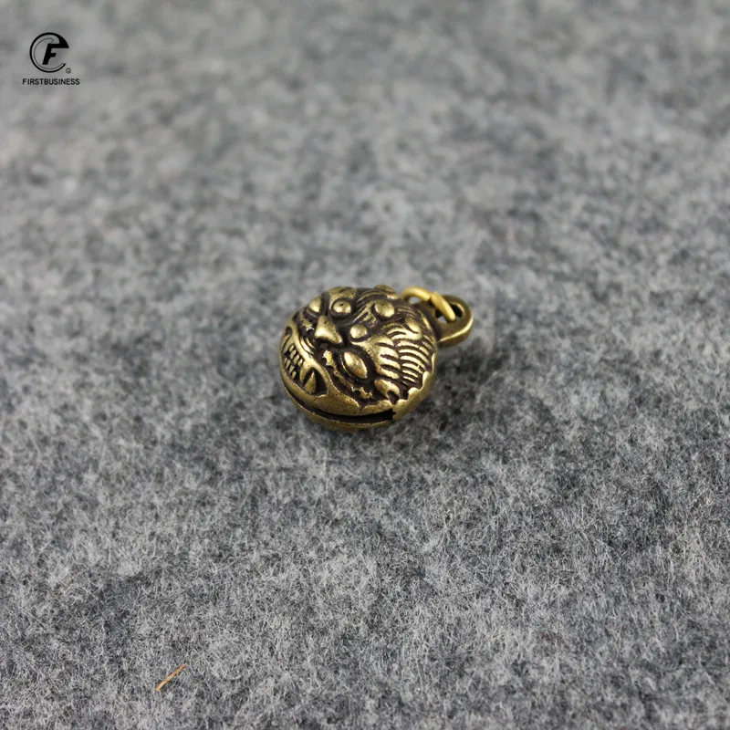 Винтажный Латунный Колокольчик от ржавчины колокольчик на удачу портативный