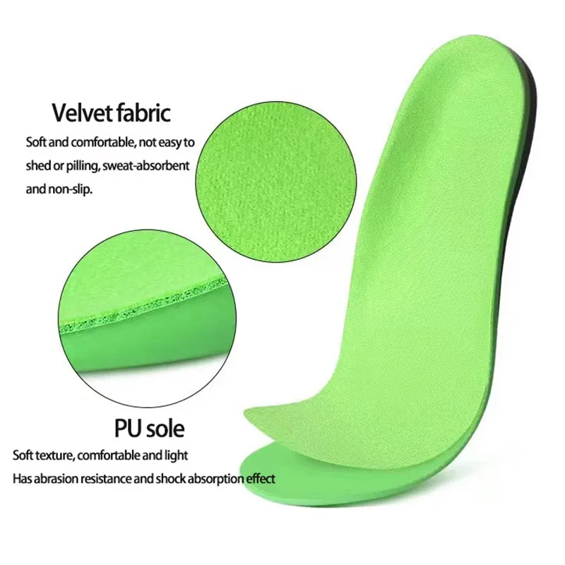 Фото KID'sarch support insoles professional correction of flat elbow varus XO-shaped leg insole soft shock absorption sports full pad Обувь KID'sarch support insoles professional correction of flat elbow varus XO-shaped leg insole soft shock absorption sports full pad Обувь