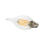 Высокое качество C35 светодиодный 2W 4W 6W 8W электрическая лампочка эдисона C35L E14E27 прожектор матовые лампы в форме свечи лампы 220V лампы накаливания люстра освещение