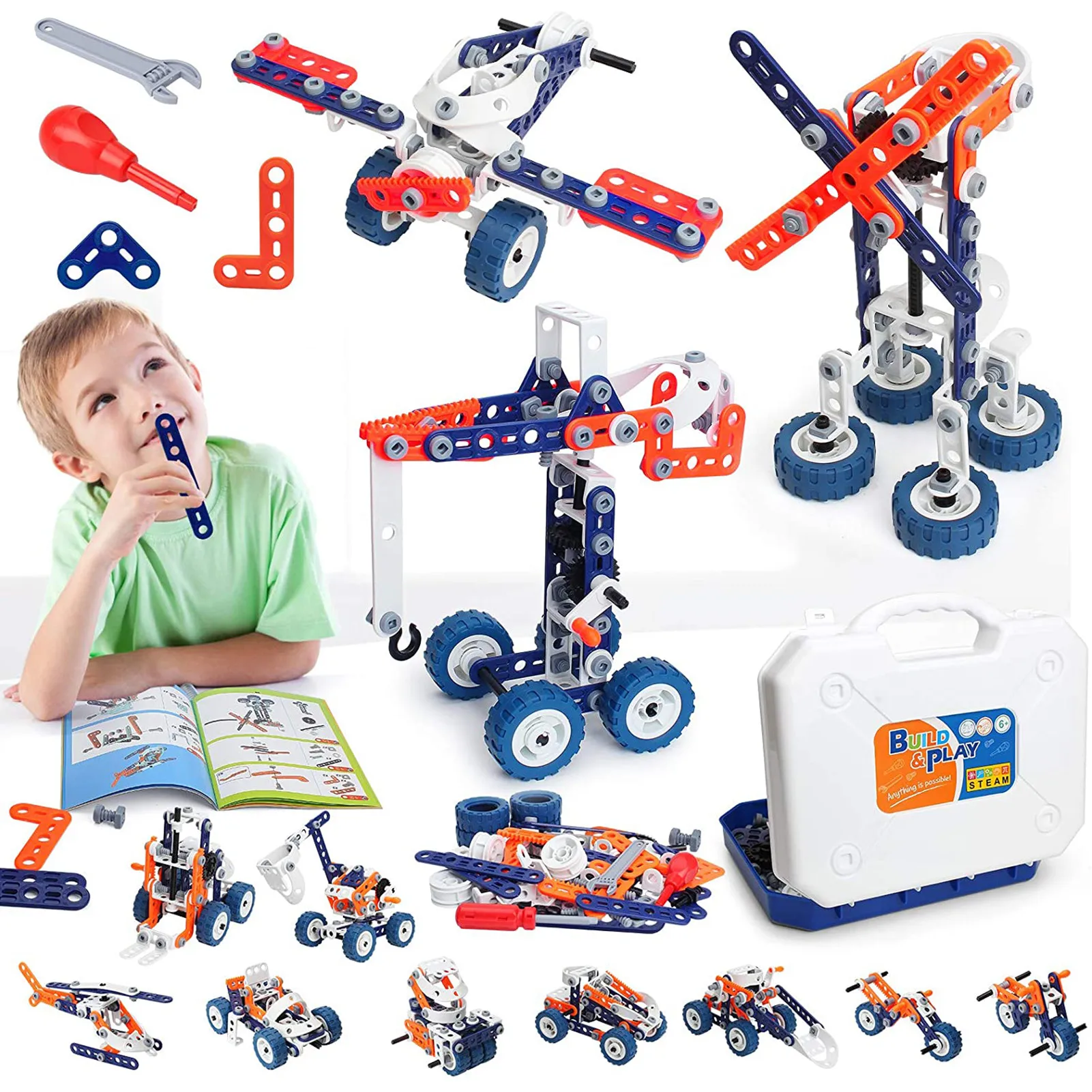 

Educational Building Sets 12 In 1 Intellectual Children Toy W50