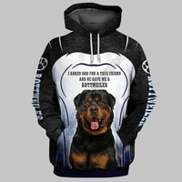 rottweiler 3d hoodies printed pullover men for women funny sweatshirts fashion animal sweater drop shipping