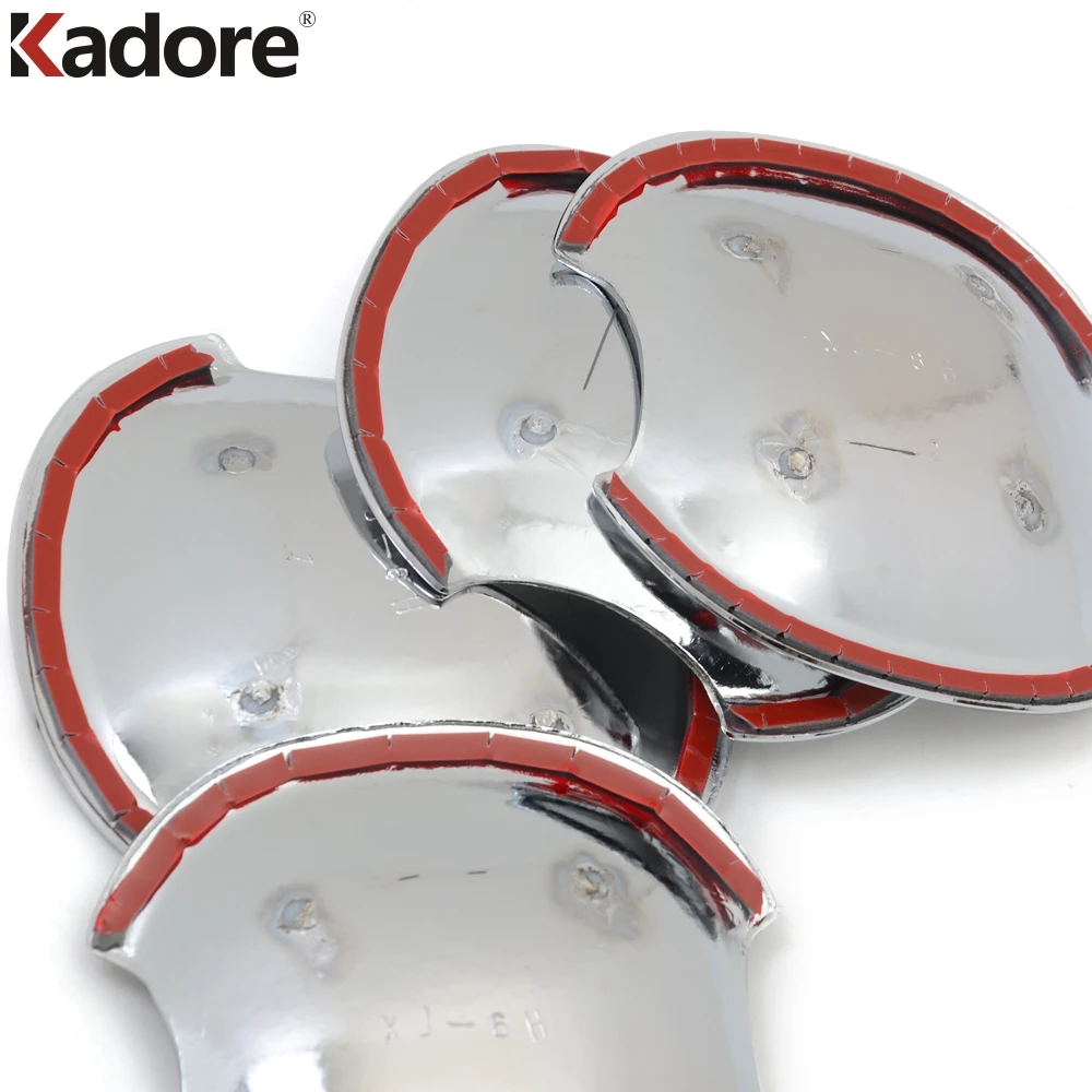 Хромированная накладка на дверную ручку для Hyundai Santa Fe 2010 2011 ABS|door handle bowl covers|chrome