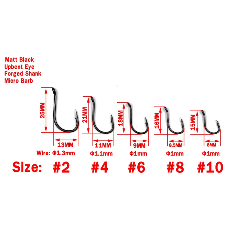 Bimoo 100 шт. покрытием из обратились глазами чод Rig для Бойла карп рыболовные крючки