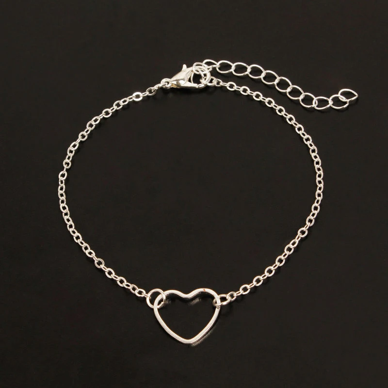 Женский браслет из нержавеющей стали с регулируемой цепочкой очаровательный для