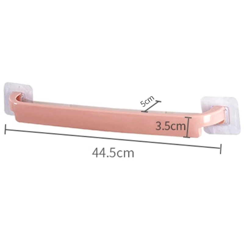 

Towel Holder Rack Wall Mounted Kitchen Accessories 44.5*3.5cm Towel Hanger Bathroom Storage Cupboard Door Bath Hanger