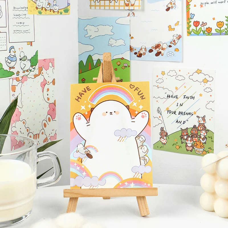 

20set/lot Memo Pads Sticky Notes Zoo Walk Series Paper diary Scrapbooking Stickers Office School stationery Notepad