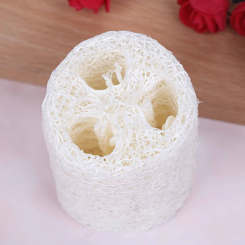 6 шт. натуральная мочалка Luffa Loofa спа губка для ванны кухня Чистый скруббер