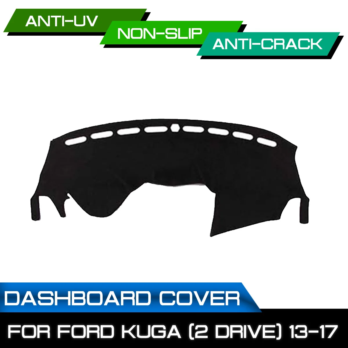 Коврик для приборной панели автомобиля Ford Kuga 4WD/2WD 2013 2014 2015 2016 2017 нескользящий