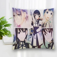 decorative pillowcase grimgar of fantasy and ash anime square zippered pillow cover best nice gift 20x20cm 35x35cm 40x40cm
