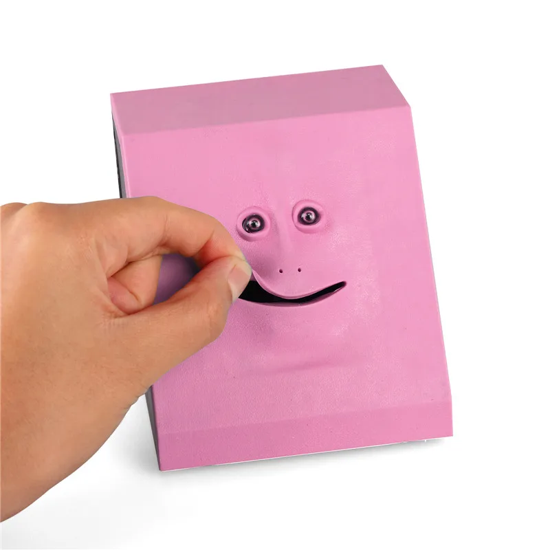 

Face Money Pot Money Eating Coin Bank Monkey Saving Box Automatic Coin Eating Savings Facebank Piggy Bank Novelty Gift For Kids