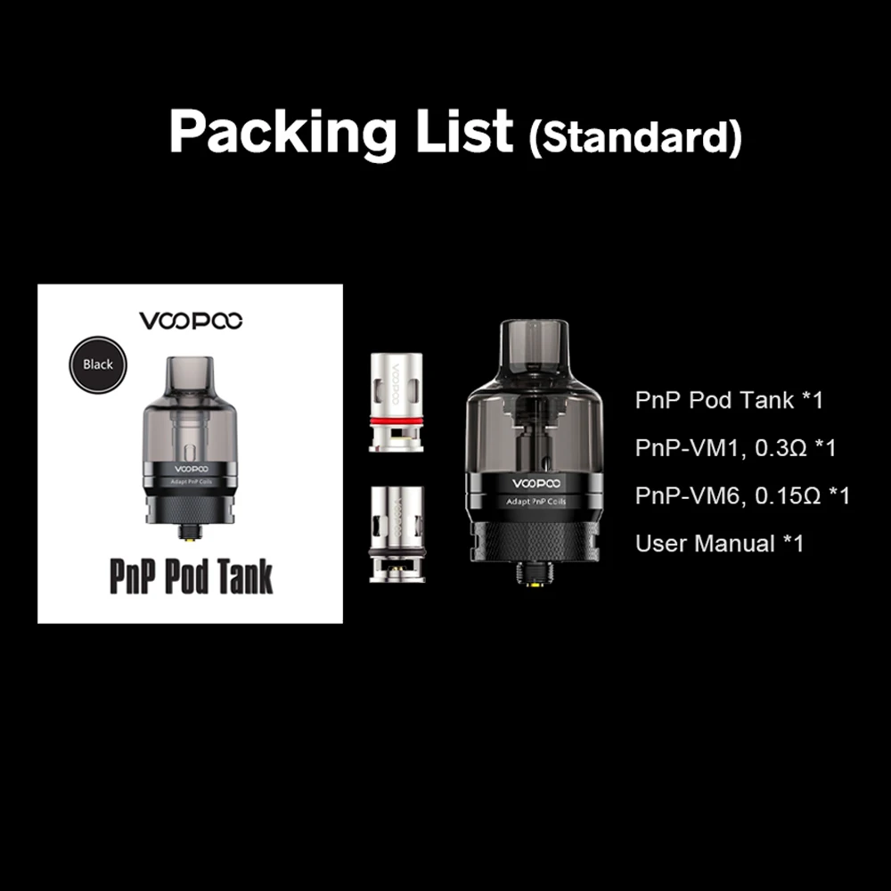 Оригинальный VOOPOO PnP Pod Tank 4 5 мл для Voopoo Drag X/Drag S Kit | Электроника