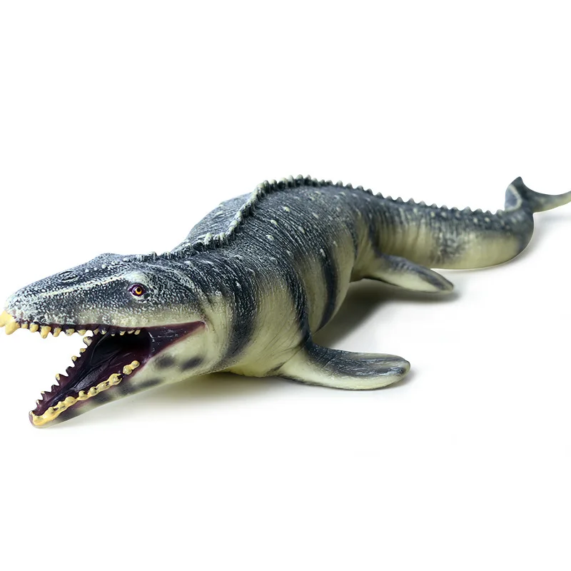 43 см мягкие желатиновые дикие животные Юрского периода Mosasaurus модельные Фигурки