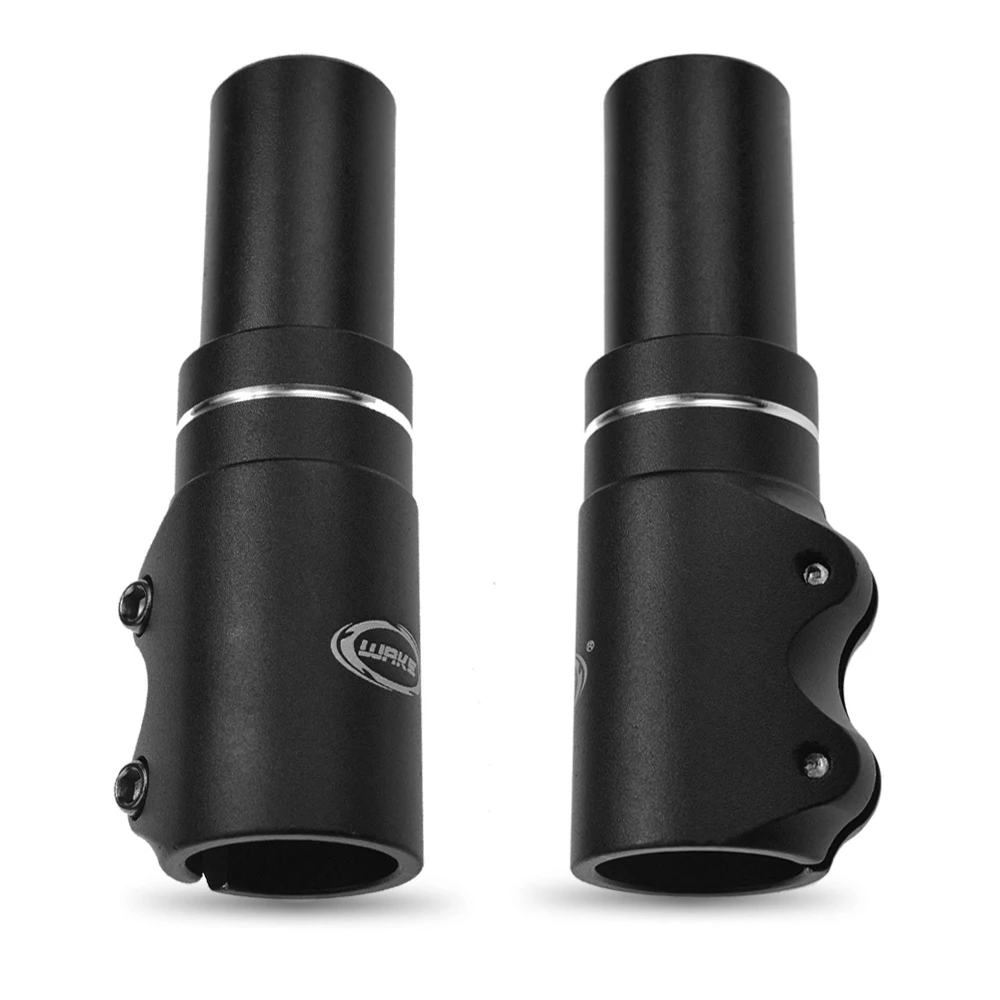 Удлинитель штока вилки велосипеда переходник на руль подъем и удлинение черного