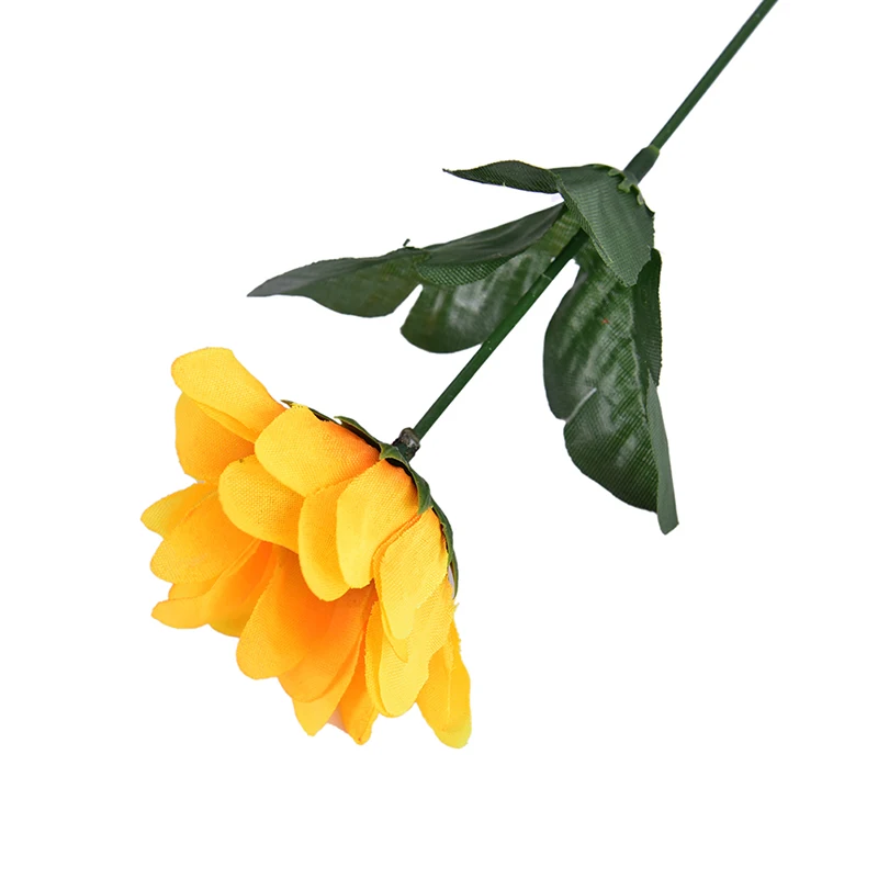 1 пучок 7 головок подсолнуха ткань искусственные цветы букет для дома свадебное