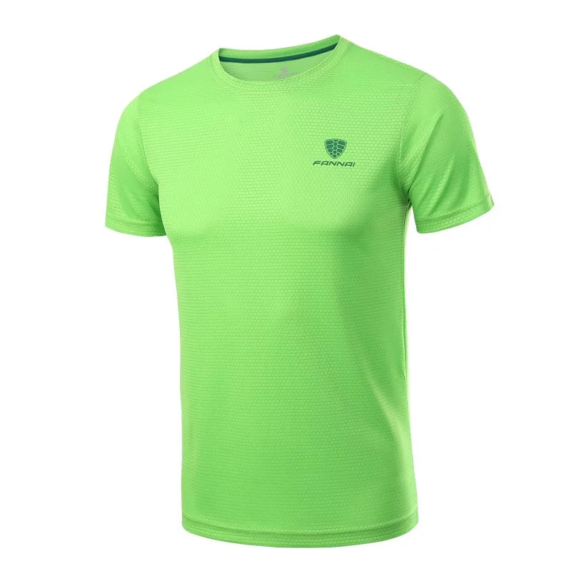 

Summer Outdoor Quick-drying Elastic T-shirt Breathable Sports T-shirt Men Running Fitness Sweat Releasing Quick dry Shirt