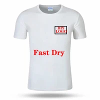 factory price free custom logo design fast dry t shirt for men women child diy photo or logo sport t shirt tops clothes tee