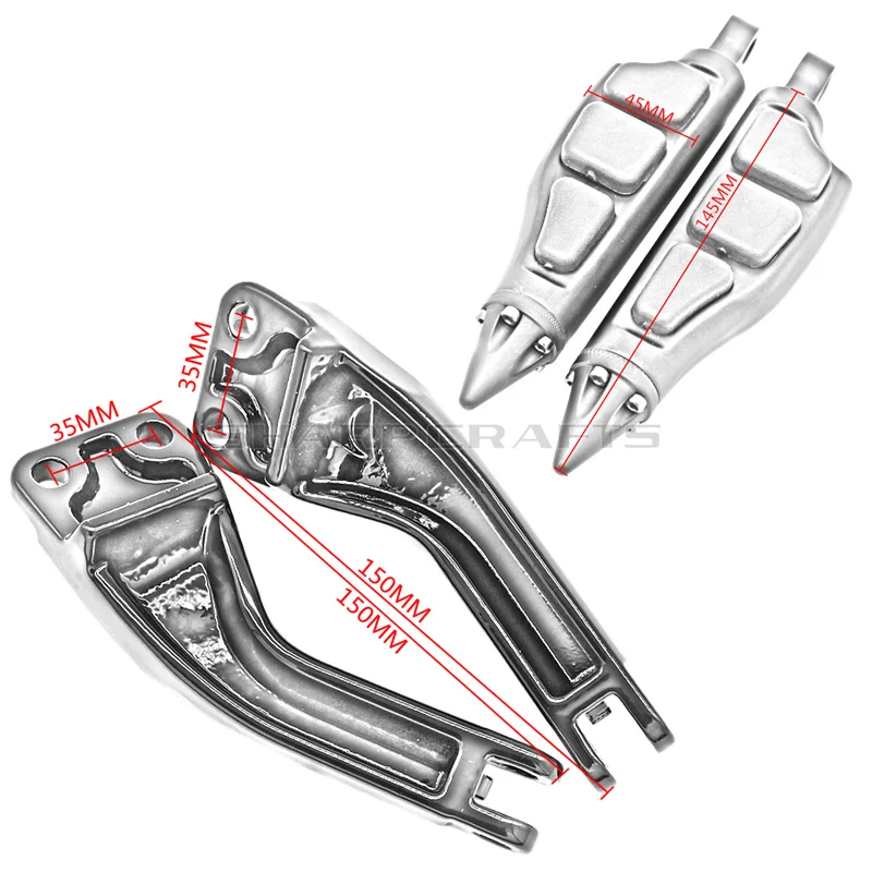Пассажирские подножки, крепежные кронштейны для Harley Dyna Glide EFI FXDF FXDL FXDB FXDC FXD FLD FXDWG