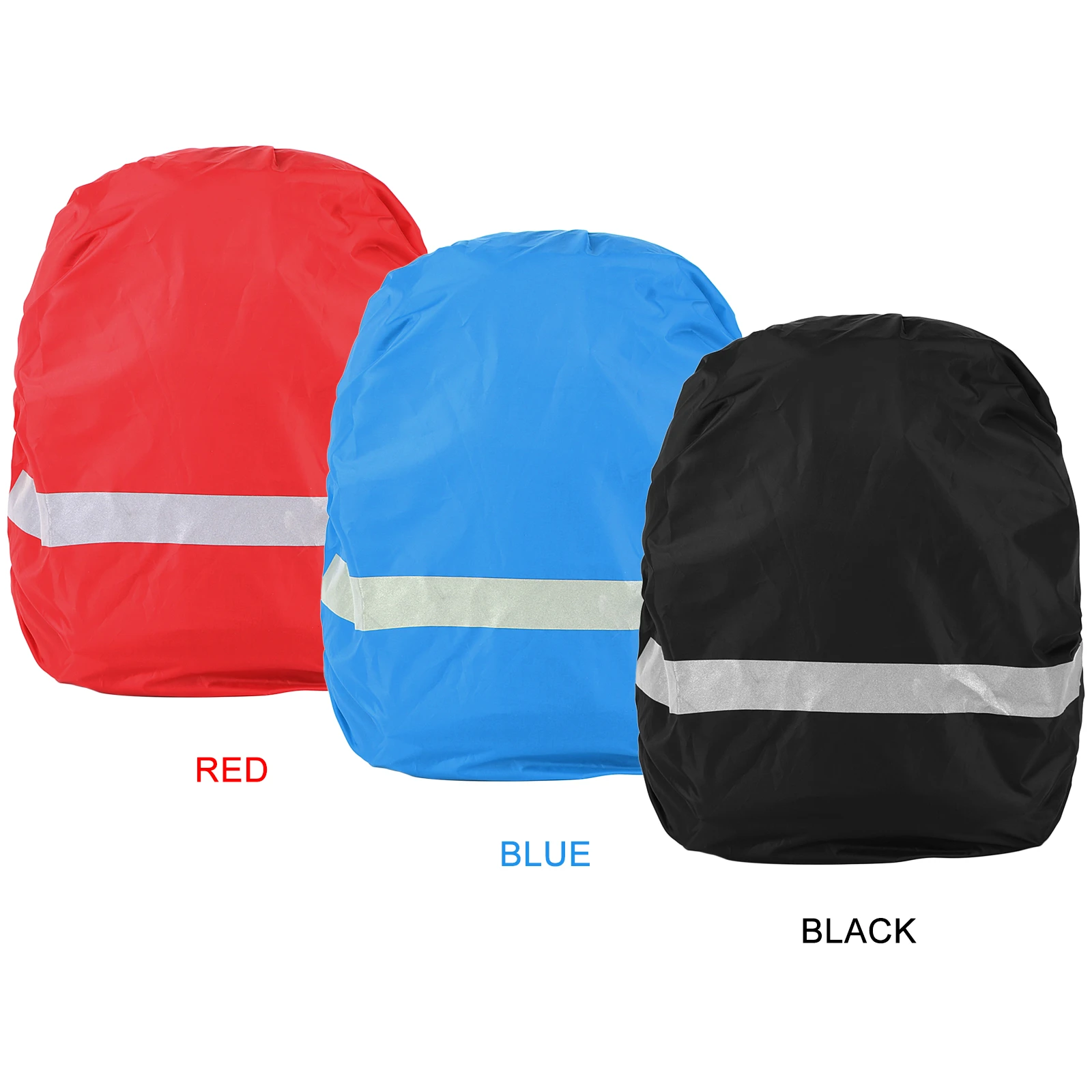

Reflective Bag Cover Waterproof Backpack Rain Cover Ultralight Travel Pack Cover with Reflective Strip for Hiking Cycling Bags