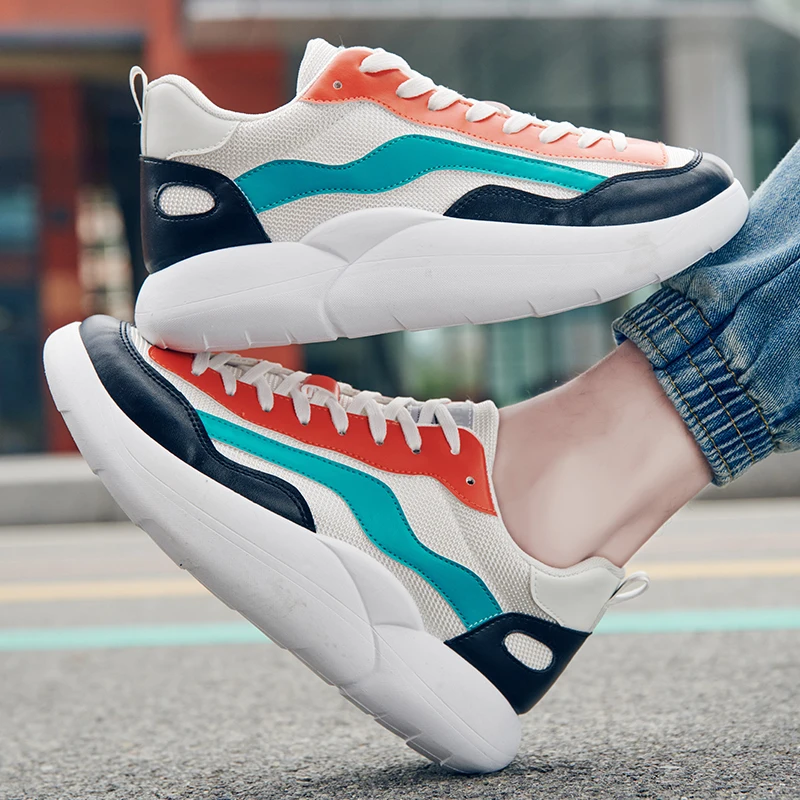 

Casual Men Shoes 2021 Spring Autumn Comfy Outdoor Sports Shoes Men Comfortable Breathable Mesh Sneaker Shoes Men Tenis Masculino