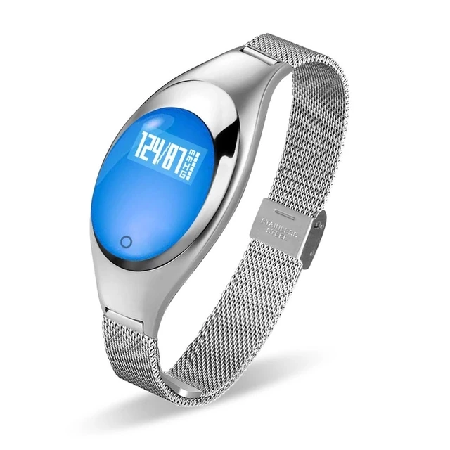 silver Женские Смарт-часы для фитнеса женские Беговые часы Reloj монитор сердечного ритма Bluetooth Шагомер сенсорные умные спортивные часы для бега - Цвет: silver
