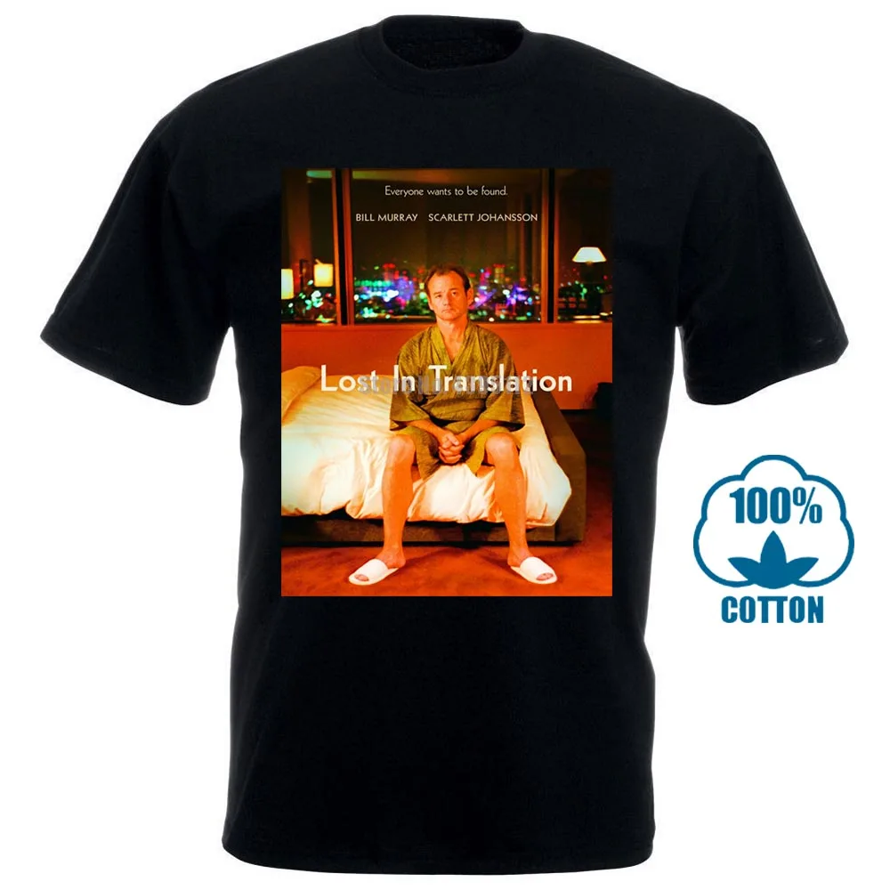 * Новинка Lost In Translation футболка Bluray Poster Tee маленький средний большой размер Xl