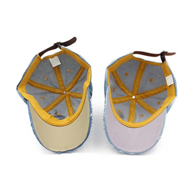 

baseball caps men women denim Rhinestone western cowboy sun hats spring summer outdoor sport casual washed cotton summer hats