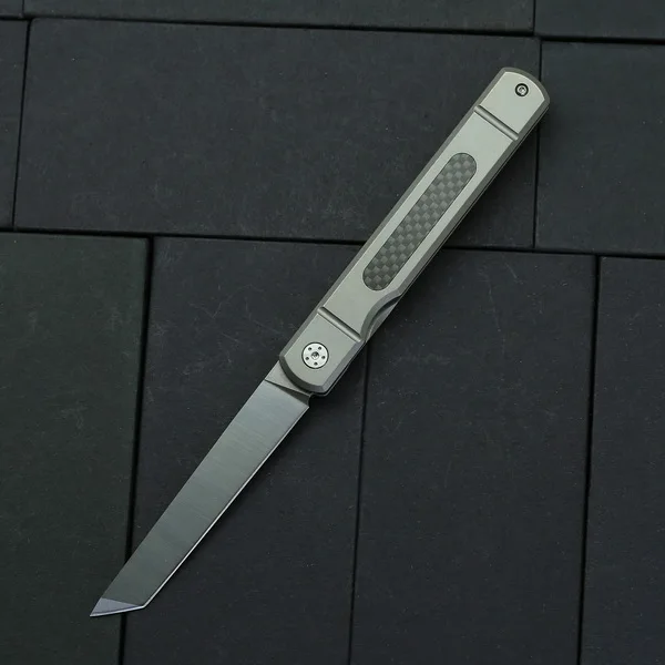 essence style BEKETEN Commander откидной складной нож D2 лезвие Титан+ ручка из углеродного волокна открытый туристический карманный нож EDC инструменты - Цвет: essence style