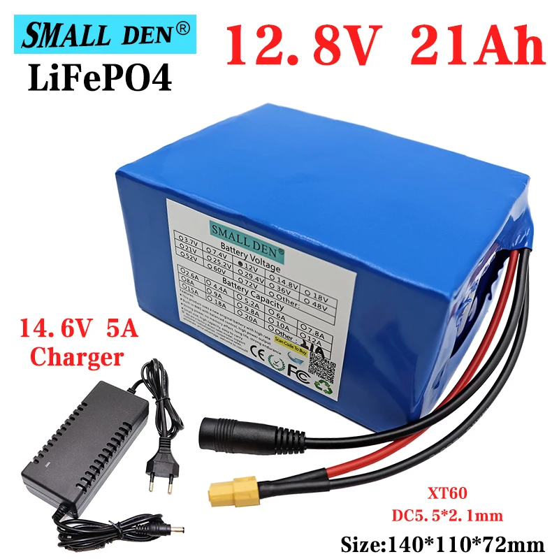 

12,8 в 21 Ач 32700 Lifepo4 перезаряжаемый аккумулятор 4S3P 12 В Электрический катер источник бесперебойного питания аккумулятор + зарядное устройство 14...