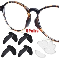 10pcs glasses nose pads adhesive silicone nose pads non slip for glasses eyeglasses sunglasses nose pads reading glasses