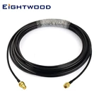 RP-SMA мужчина к RP-SMA Женский перегородки крепление RG174 антенна Wi-Fi удлинитель 610 см для маршрутизатор Wi-Fi ретранслятор сигнала