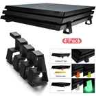 Держатель игровой консоли, горизонтальный держатель с охлаждающими ножками, 4 шт., игровые аксессуары для Sony PlayStation4 PS4 Slim Pro