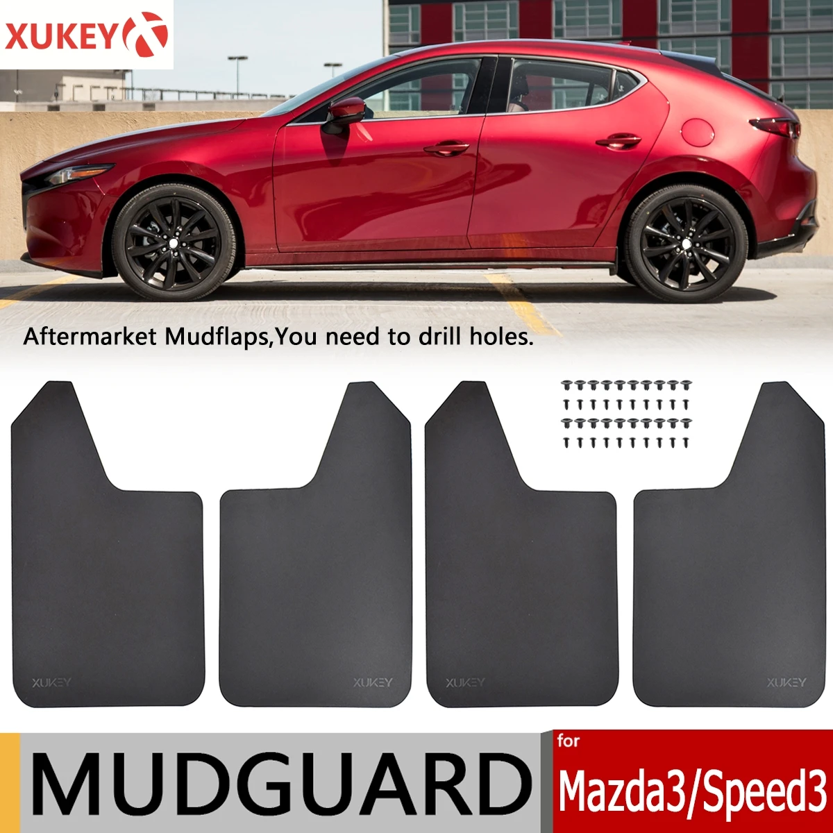 Брызговики для Mazda 3 GT Sport Mazdaspeed3 Speed3 Axela брызговики седан хэтчбек с