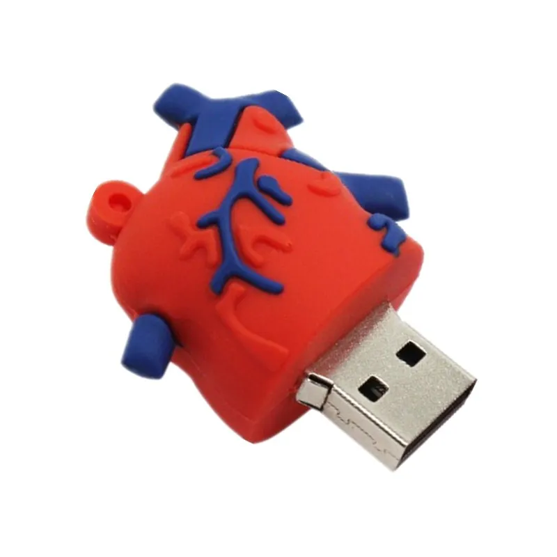 Usb флеш-накопитель в виде сердца 128 ГБ 32 256 4 8 16 64 | Компьютеры и офис
