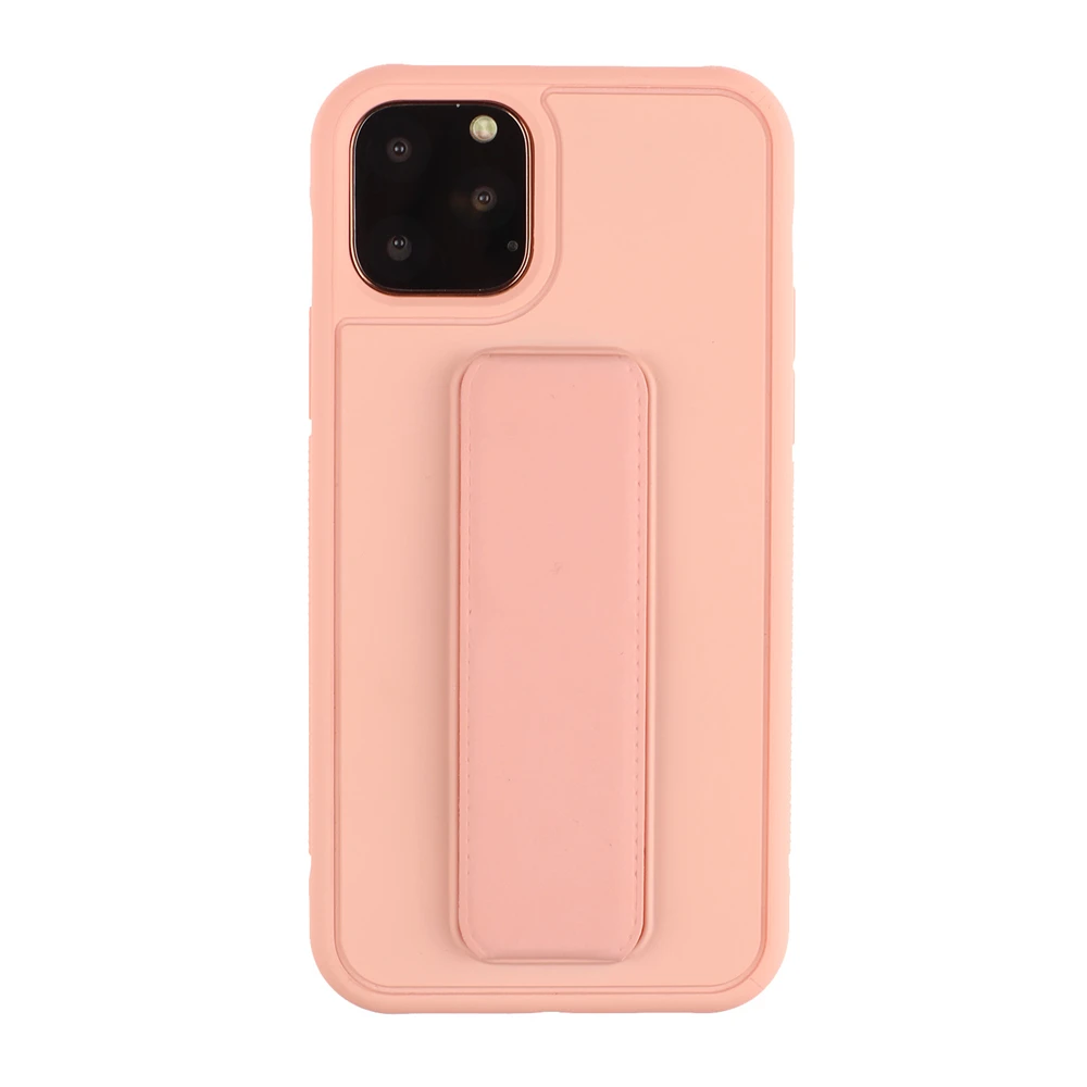Для iPhone 11 Pro 11 Pro Max 6 6s 7 8 Plus X Xr Xs Max чехол с логотипом Мягкий ТПУ чехол для телефона с подставкой и ремешком на руку