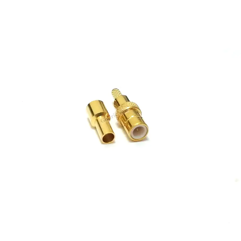 10 шт. RF коаксиальный 75 Ом прямоугольный/прямой SMB штекер/гнездо Открытое окно для