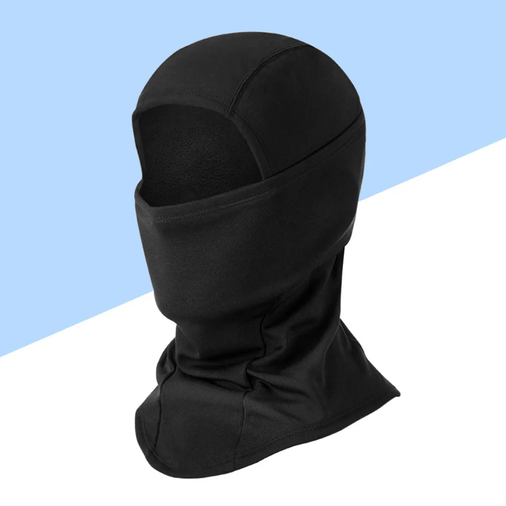 Зимняя теплая маска для лица ветрозащитная дышащая флисовая защитная езды на