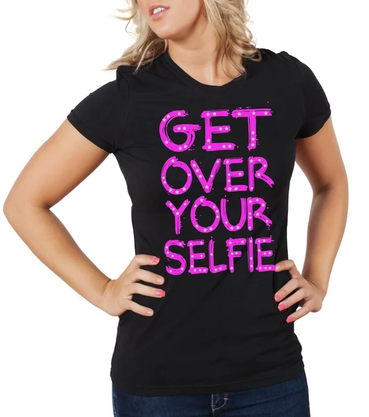 

Get Over Your Selfie T-Shirt Funny Selfie Woman Top