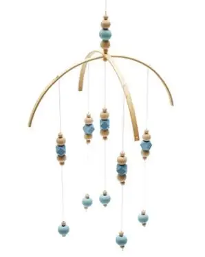 color 2 Nursery Room Decor Nordic Felt Ball Bed Mobile Hanging Decor Kids Play Room Tent Canopy Baby Girl Bedroom Mobile Nursery Decor - Цвет: color 2