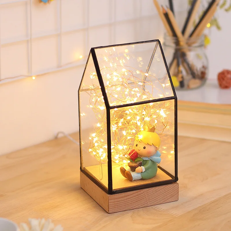

Креативный светодиодный ночник Chkok для маленького дома, модное настольное украшение, светильник на день рождения, Рождество, подарок для де...