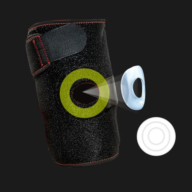 

Adjustable Sports Training Elastic Knee Pad Support Brace Kneepad Safety Relieve Muscle Joint Strain Fitness Gym Supplies