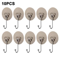 1510pcs wall hooks waterproof oilproof self adhesive hooks reusable seamless hanging hook for kitchen bathroom office