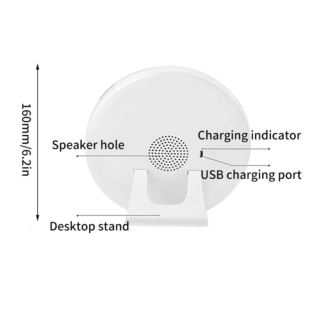 

Wake Up Light Alarm Clock Sunrise/Sunset Simulation Luminous Digital Clock With FM Radio Night Light Touch Control Table Clocks
