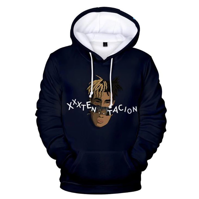 Rip xxxtentacion, 3D принт, мужские толстовки и свитшоты, Poleron Hombre, Зимняя мода, хип-хоп, рэппер, забавная Мужская куртка с капюшоном - Цвет: 025