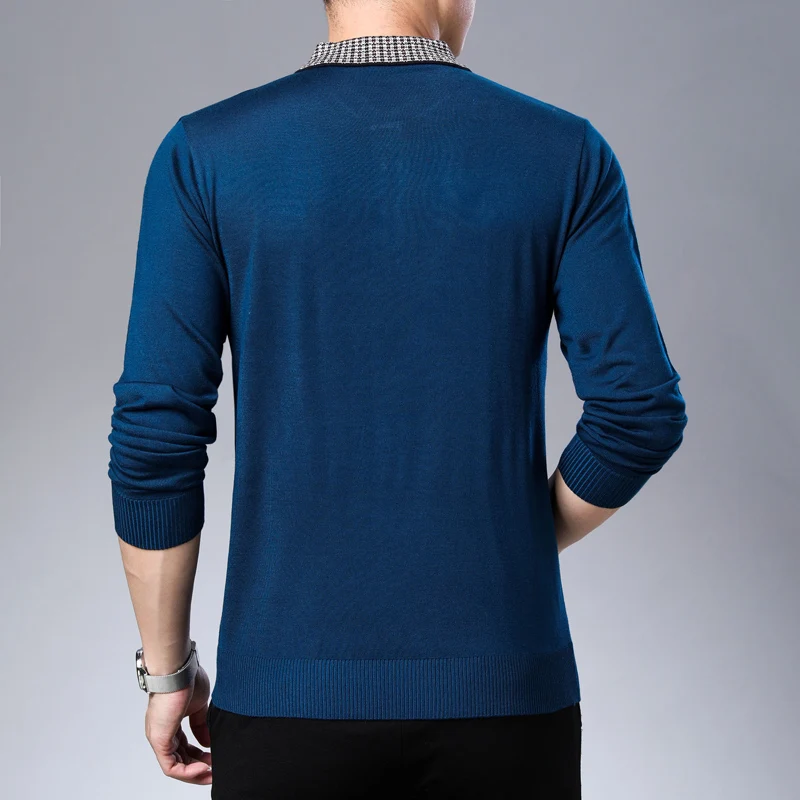 Брендовые свитера поло для мужчин осень зима пуловер вязаный свитер s Точка