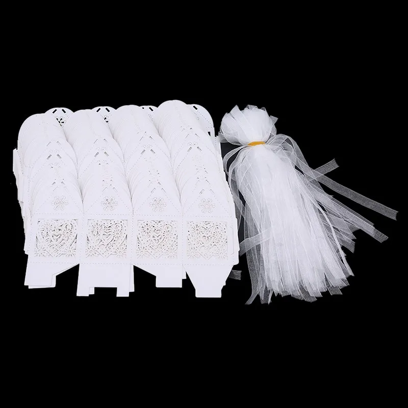 Новинка 50 шт. пустотелое романтичное любовное сердечко Свадебные сувениры Декор